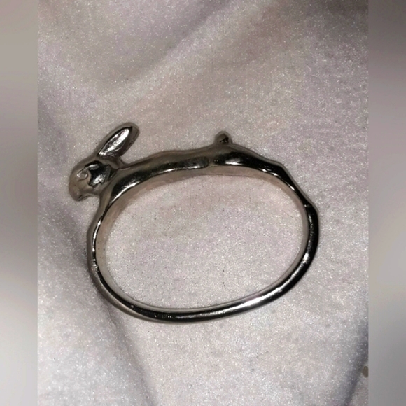 Silver plated animal napkin holders set of 4 - Picture 3 of 5